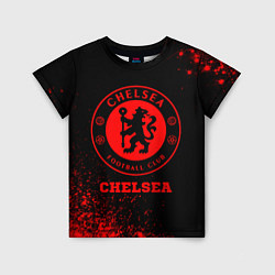 Футболка детская Chelsea - red gradient, цвет: 3D-принт