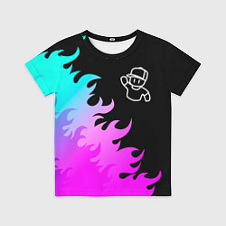 Футболка детская Stumble Guys взрыв частиц, цвет: 3D-принт
