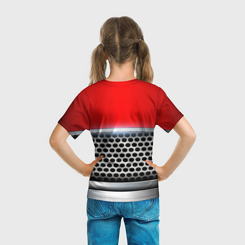 Детская футболка AUDI metal collection game / 3D-принт – фото 6