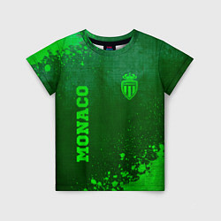 Футболка детская Monaco - green gradient вертикально, цвет: 3D-принт