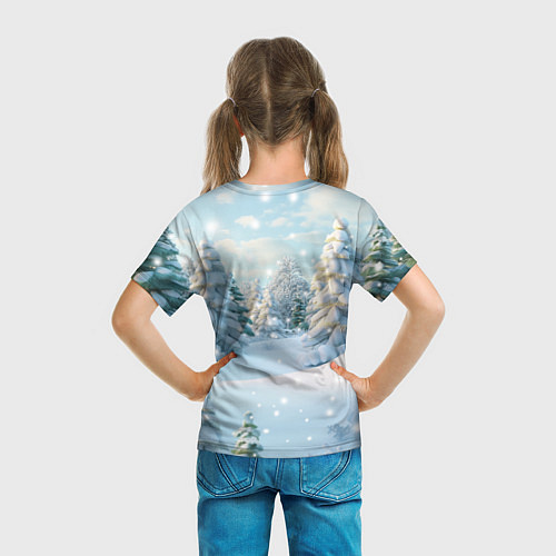 Детская футболка Милые змеи / 3D-принт – фото 6