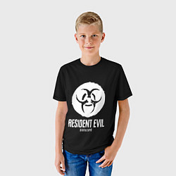 Футболка детская Resident Evil umbrella corp logo, цвет: 3D-принт — фото 2