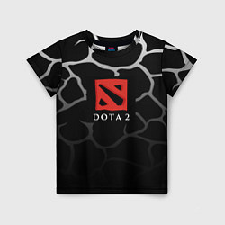 Футболка детская DOTA2 земля, цвет: 3D-принт