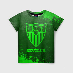 Футболка детская Sevilla - green gradient, цвет: 3D-принт