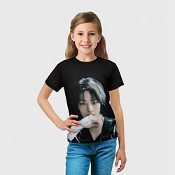 Футболка детская Stray Kids I N Giant concept, цвет: 3D-принт — фото 2