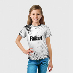 Футболка детская Fallout game краски, цвет: 3D-принт — фото 2