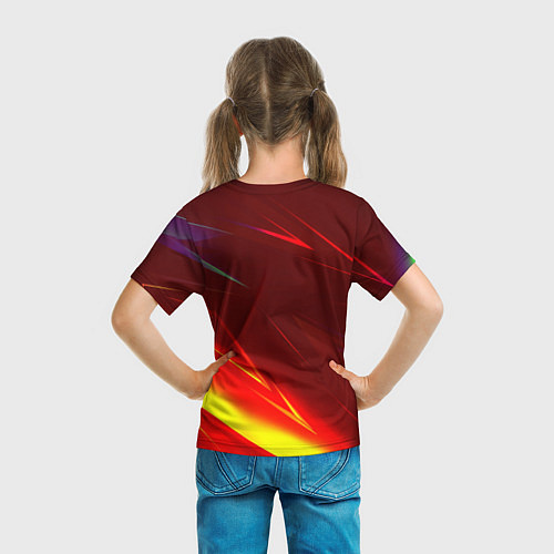 Детская футболка Чернобыль лайт стрипсы / 3D-принт – фото 6