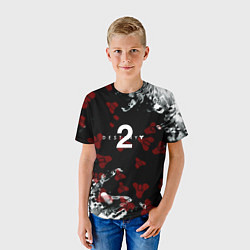 Футболка детская Destiny 2 logo game, цвет: 3D-принт — фото 2