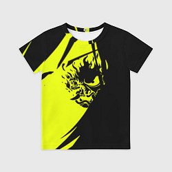 Футболка детская Cyberpunk 2077 тексутар, цвет: 3D-принт
