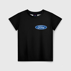 Футболка детская FORD logo auto, цвет: 3D-принт