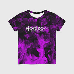 Футболка детская Horizon: Zero Dawn flame neon steel, цвет: 3D-принт