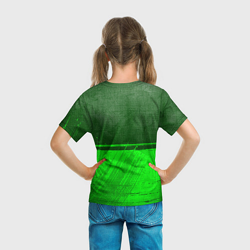 Детская футболка Genesis - green gradient посередине / 3D-принт – фото 6
