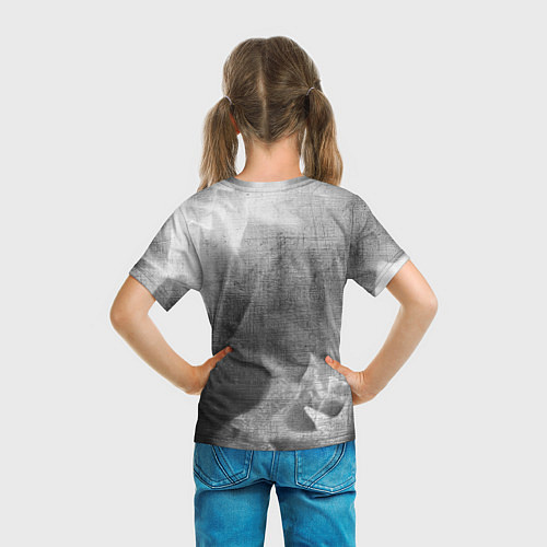 Детская футболка Infiniti - grey gradient / 3D-принт – фото 6