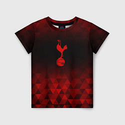 Футболка детская Tottenham red poly, цвет: 3D-принт
