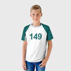 Футболка детская Игра в кальмара 149, цвет: 3D-принт — фото 2