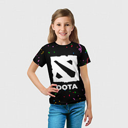 Футболка детская Dota конфети, цвет: 3D-принт — фото 2
