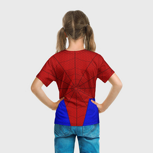 Детская футболка Spider-Man - eyes / 3D-принт – фото 6