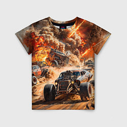 Футболка детская Mad Max - explosion cars, цвет: 3D-принт