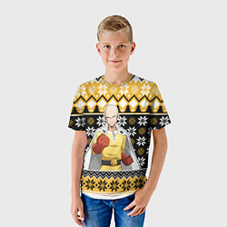 Футболка детская One-Punch Man sweater, цвет: 3D-принт — фото 2