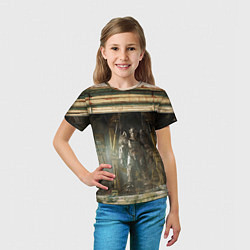 Футболка детская Fallout - armour garage, цвет: 3D-принт — фото 2