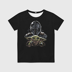 Футболка детская Мандолорец - Грогу, цвет: 3D-принт