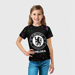 Футболка детская Chelsea конфети, цвет: 3D-принт — фото 2