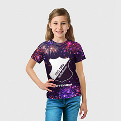 Футболка детская Праздничный Hoffenheim, цвет: 3D-принт — фото 2