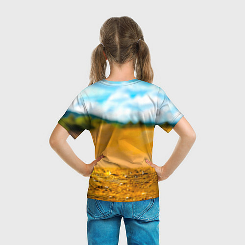 Детская футболка BMX шлем / 3D-принт – фото 6