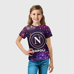 Футболка детская Праздничный Napoli, цвет: 3D-принт — фото 2