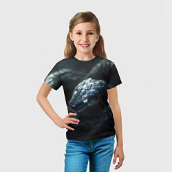 Футболка детская Змея робот, цвет: 3D-принт — фото 2