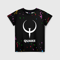 Футболка детская Quake конфети, цвет: 3D-принт
