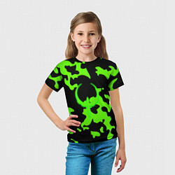 Футболка детская Quake camo, цвет: 3D-принт — фото 2