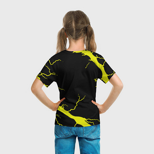 Детская футболка Россия шторм герб / 3D-принт – фото 6