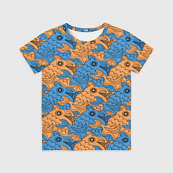 Футболка детская Графическая фантазия, цвет: 3D-принт