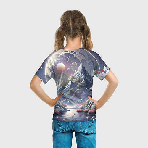 Детская футболка Япония - природа / 3D-принт – фото 6