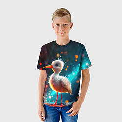 Футболка детская Аистенок, цвет: 3D-принт — фото 2