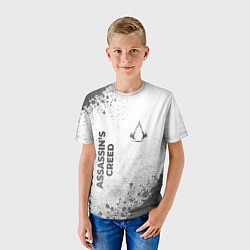 Футболка детская Assassins Creed - white gradient вертикально, цвет: 3D-принт — фото 2