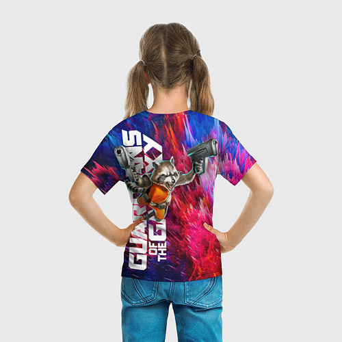 Детская футболка Guardians of the galaxy - Groot and Rocket / 3D-принт – фото 6