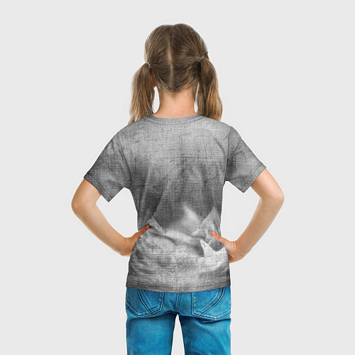 Детская футболка Final Fantasy - grey gradient посередине / 3D-принт – фото 6