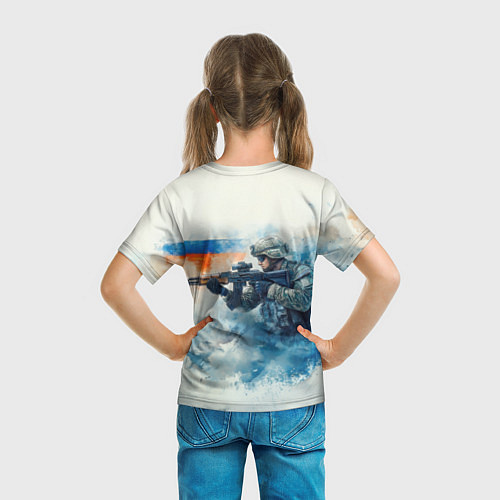 Детская футболка Русские не сдаются / 3D-принт – фото 6