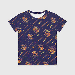 Футболка детская Mortal Kombat logo pattern, цвет: 3D-принт