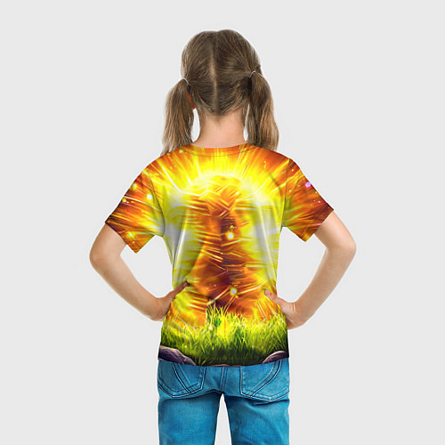 Детская футболка Овечка в ярких лучах / 3D-принт – фото 6