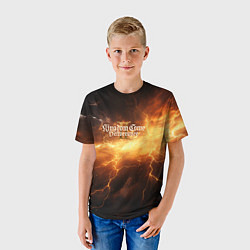 Футболка детская Kingdom Come Deliverance 2 молния, цвет: 3D-принт — фото 2