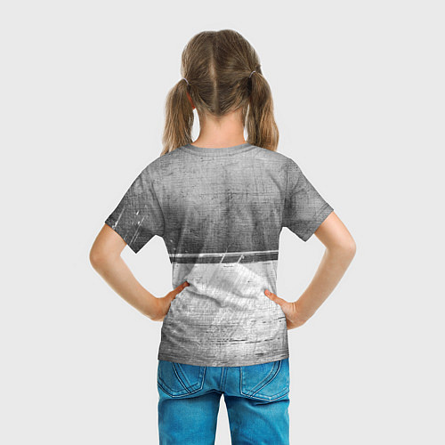 Детская футболка Dota - grey gradient посередине / 3D-принт – фото 6