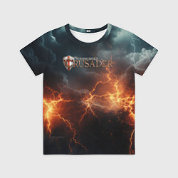 Футболка детская Stronghold сrusader небесная мощь, цвет: 3D-принт