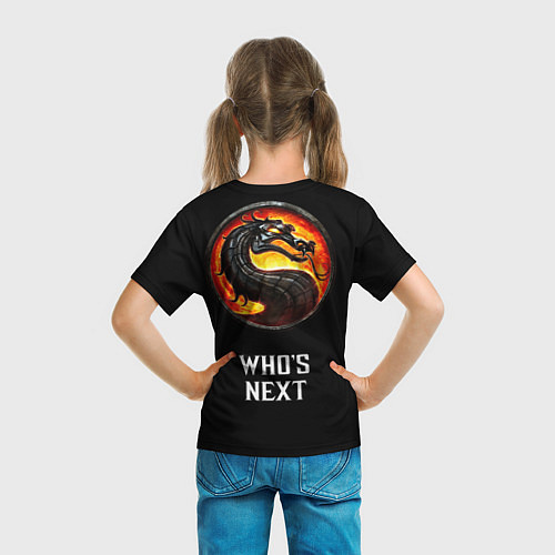 Детская футболка Mortal kombat - Scorpion / 3D-принт – фото 6
