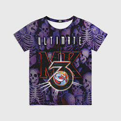 Футболка детская Ultimate mortal kombat logo, цвет: 3D-принт