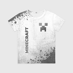 Футболка детская Minecraft - white gradient вертикально, цвет: 3D-принт