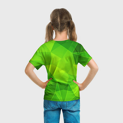 Детская футболка Assassins Creed green poly / 3D-принт – фото 6