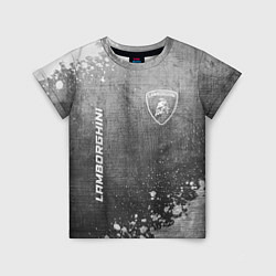 Футболка детская Lamborghini - grey gradient вертикально, цвет: 3D-принт